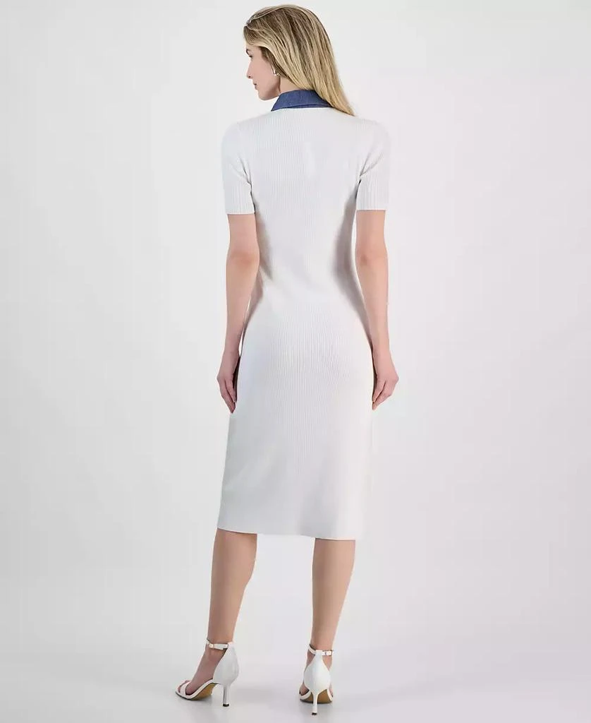 white mini tank dress NOTCH TANK DRESS White / 4XL main image 0