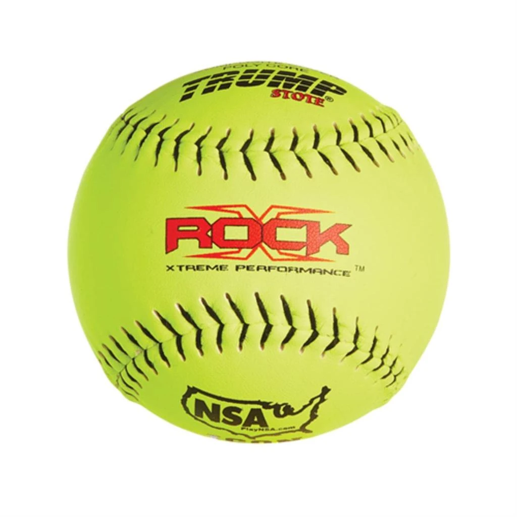 BSN SPORTS Trump X-Rock 12" NSA Icon Composite Slowpitch Softballs 44/400 (Dozen) 1