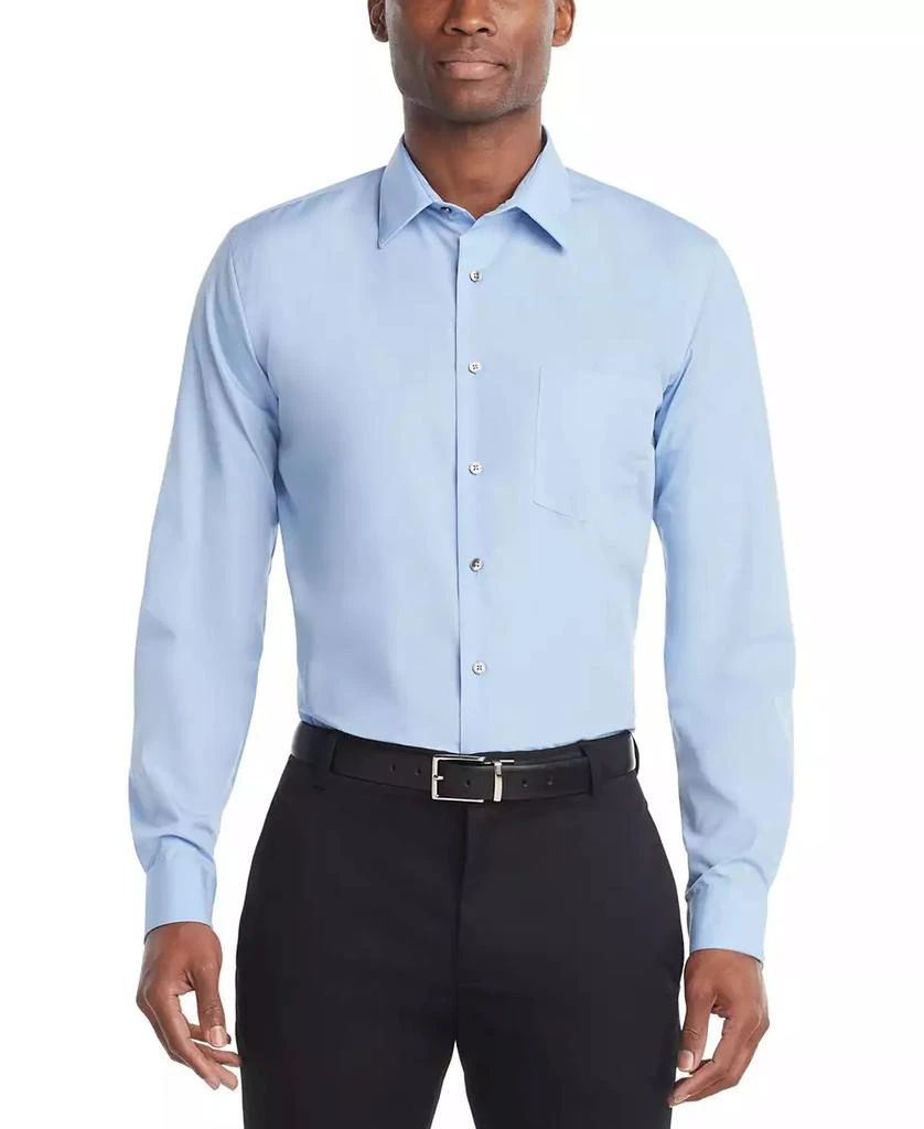 Van Heusen Men's Classic-Fit Point Collar Poplin Dress Shirt 2