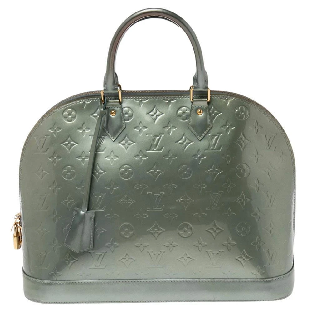 Louis Vuitton Louis Vuitton Givre Monogram Vernis Alma GM Bag 1