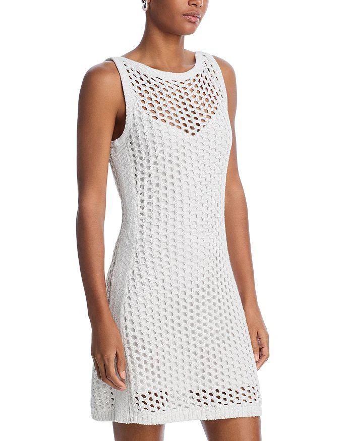 off the shoulder glitter dress Evening White Gown main image 1