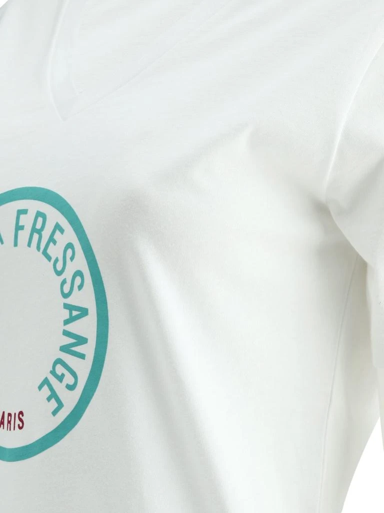 INES DE LA FRESSANGE Ines De La Fressange Logo V-Neck T-Shirt 4
