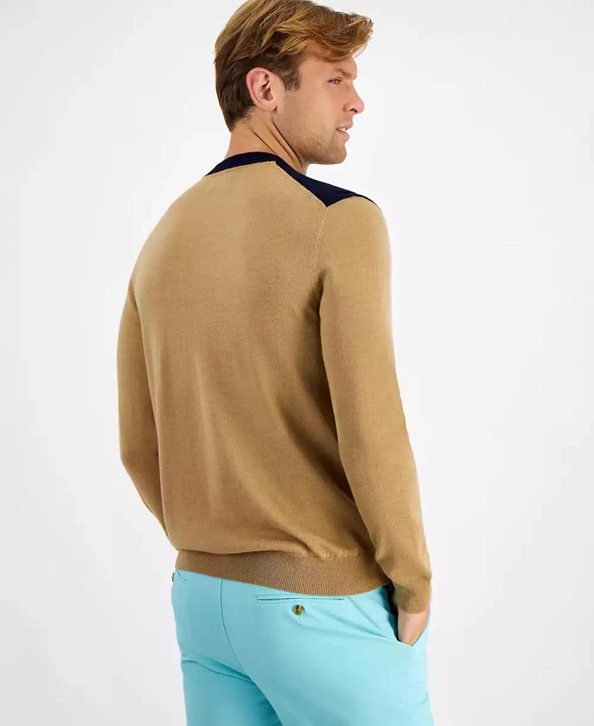 Club Room Men's Fox-Pattern Merino Crewneck Sweater, Created for Macy's 2