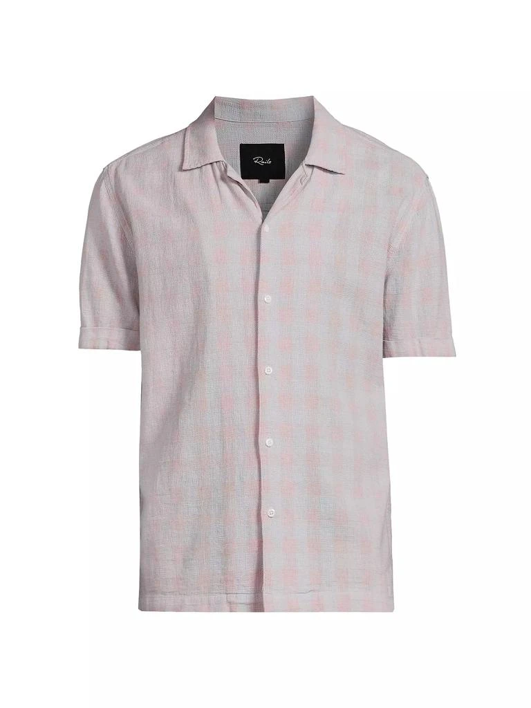 Rails Dresden Gingham Cotton Camp Shirt 1