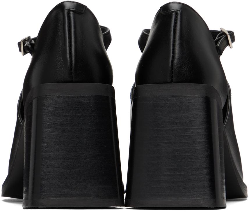 Justine Clenquet Black Kate Heels