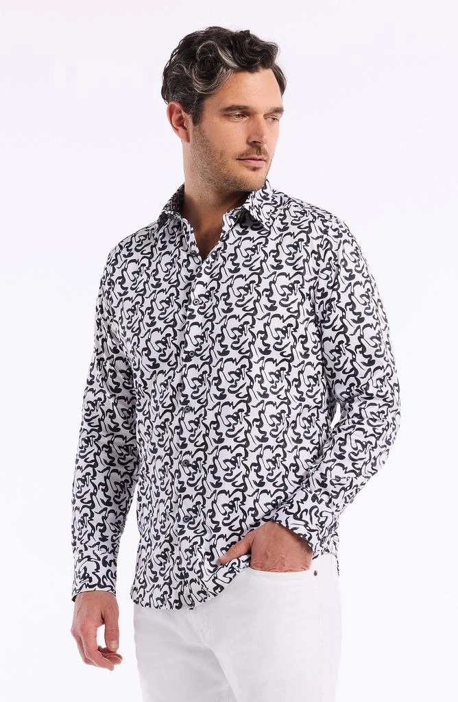Robert Graham Theron Cotton Button-Up Shirt 7