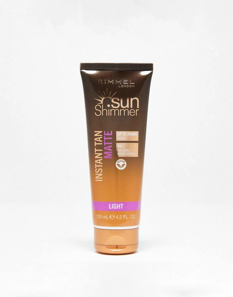 Rimmel London Rimmel London Sunshimmer Instant Tan Face & Body - Light Matte 125ml 1