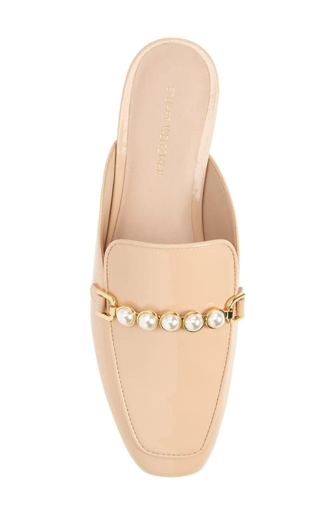 Stuart Weitzman Perla Imitation Pearl Mule 5