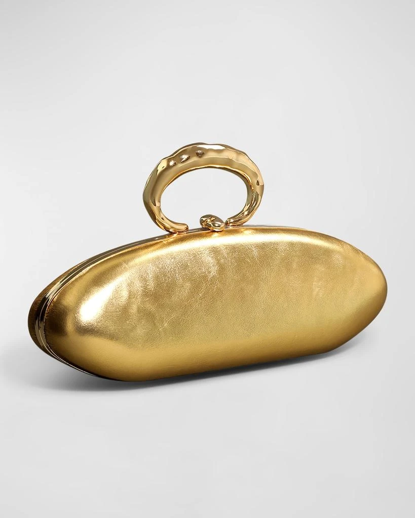 Alexis Bittar Molten Gold Bullet Minaudiere - Gold 4