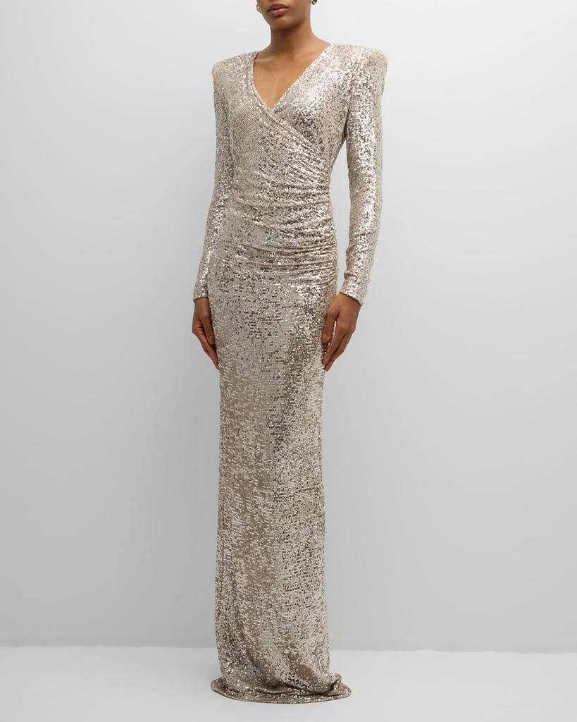 Sequined Column Gathered V-Neck Gown On Sale Now with Up to 79% Off | Discover Exclusive Deals & Savings at BeyondStyle Authentic Naeem Khan dresses|women's clothing|Women|women|gowns with Limited-Time Discounts, Free Sequined Column Gathered V-Neck Gown On Sale Now with Up to 79% Off | Discover Exclusive Deals & Savings at BeyondStyle Authentic Naeem Khan dresses|women's clothing|Women|women|gowns with Limited-Time Discounts, Free