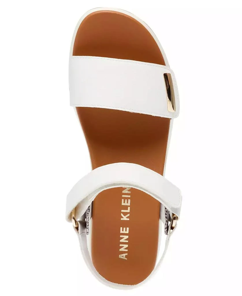 Anne Klein Women's Emery Footbed Wedge Sandals 4