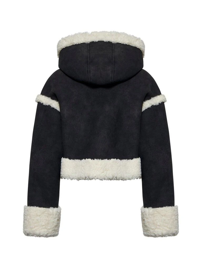 STAND STUDIO Cropped Shearling Coat 2
