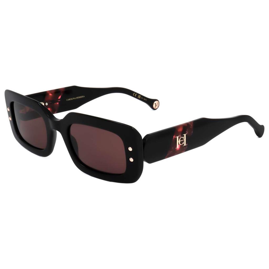 Carolina Herrera Carolina Herrera Women's Red Rectangular Sunglasses