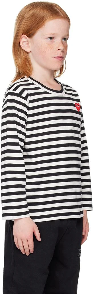 Kids Black White Striped Long Sleeve T-Shirt – On Sale Now with