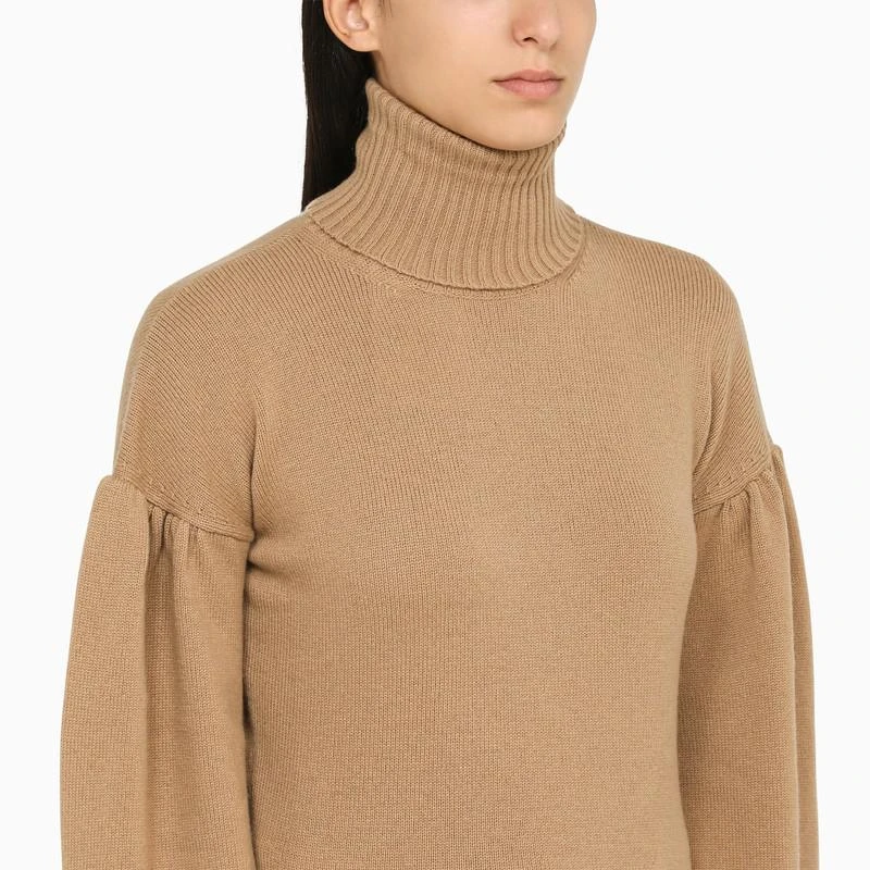 Max Mara Camel wool turtleneck sweater 5