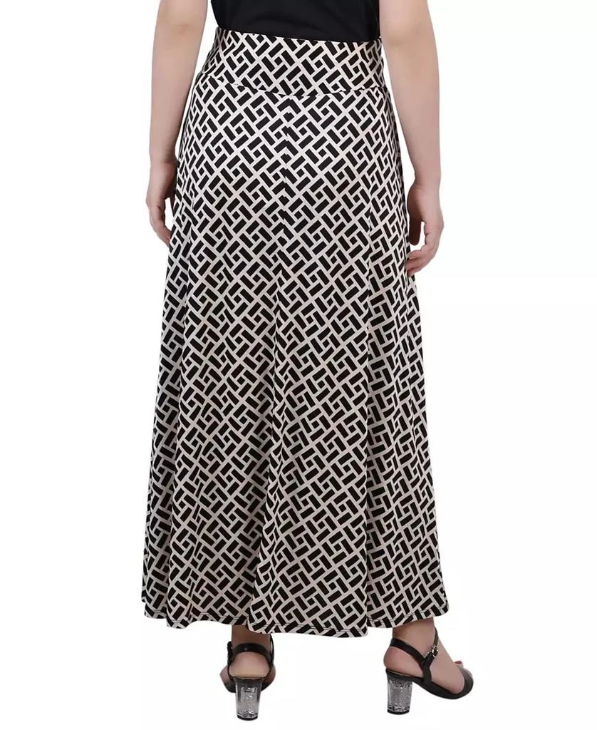 NY Collection Women's Missy Maxi Skirt with Sash Waist Tie 2
