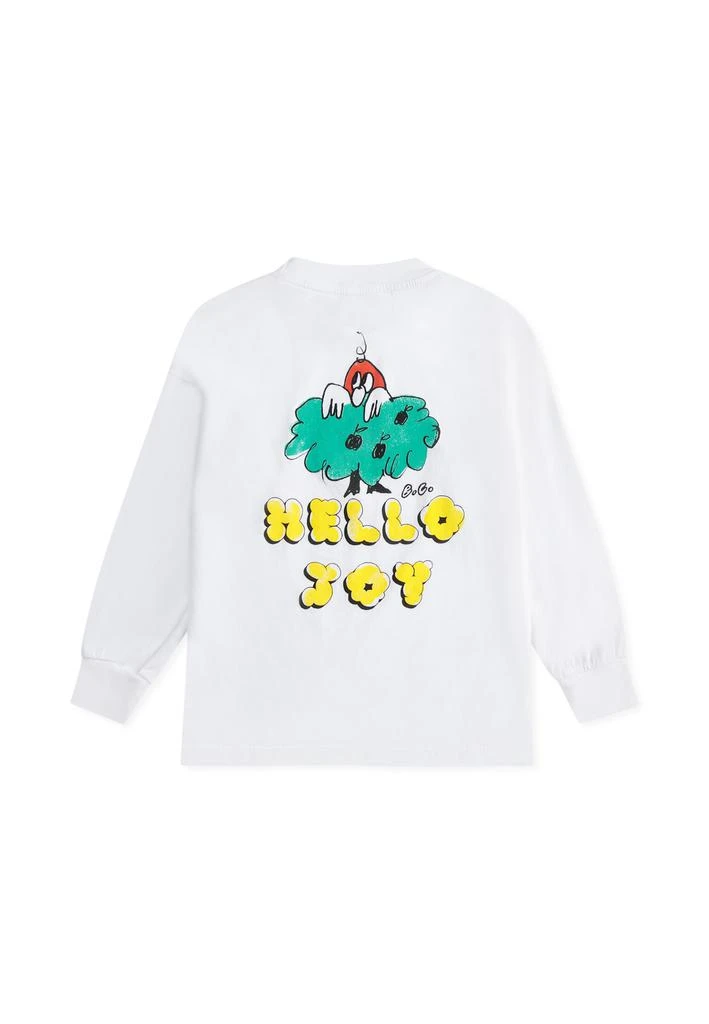BOBO CHOSES White T-shirt For Kids With Writing 1