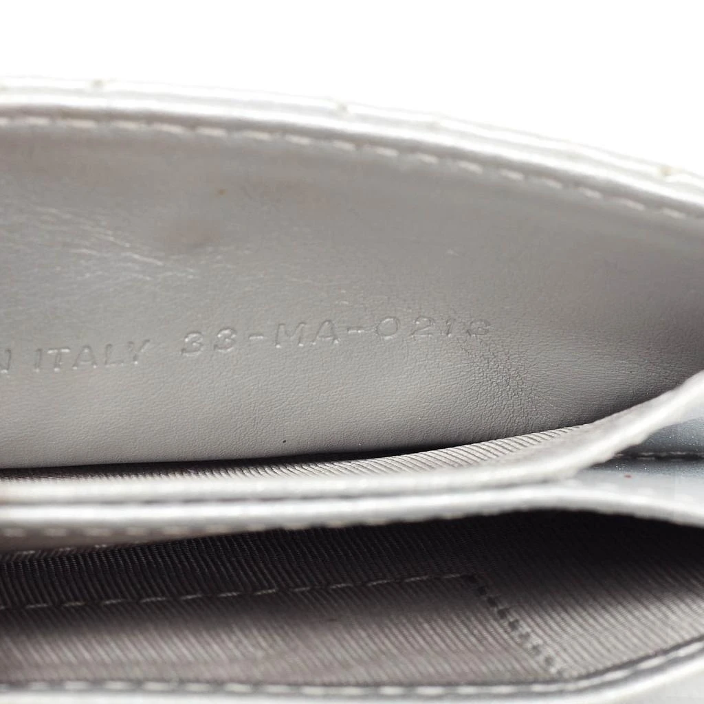 Dior Dior Silver Cannage Leather Lady Dior 5 Gusset Card Holder 4