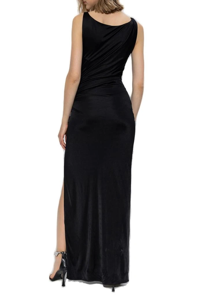 Versace Versace Sleeveless Safety Pin Detailed Dress 3