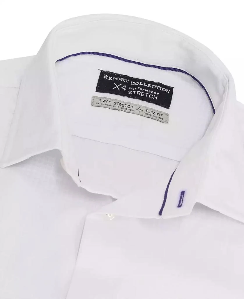 Report Men's Slim-Fit Tonal-Print Shirt 4