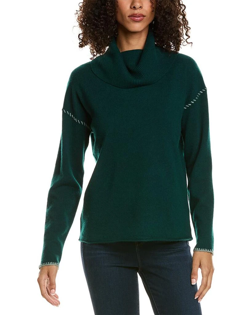 Johnny Was Rhode Cowl Neck Wool & Cashmere-Blend Sweater 1