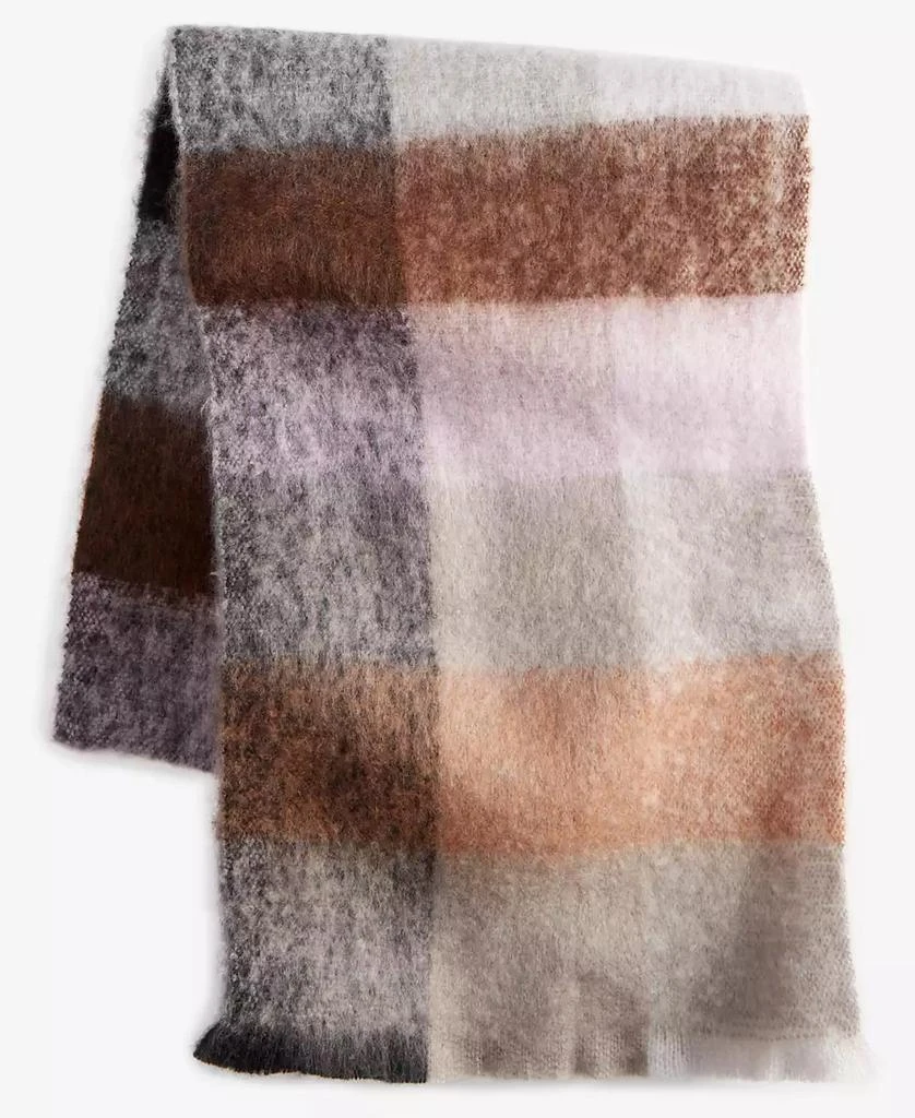 On 34th Women's Oversized Brushed Colorblocked Scarf, Created for Macy's 1