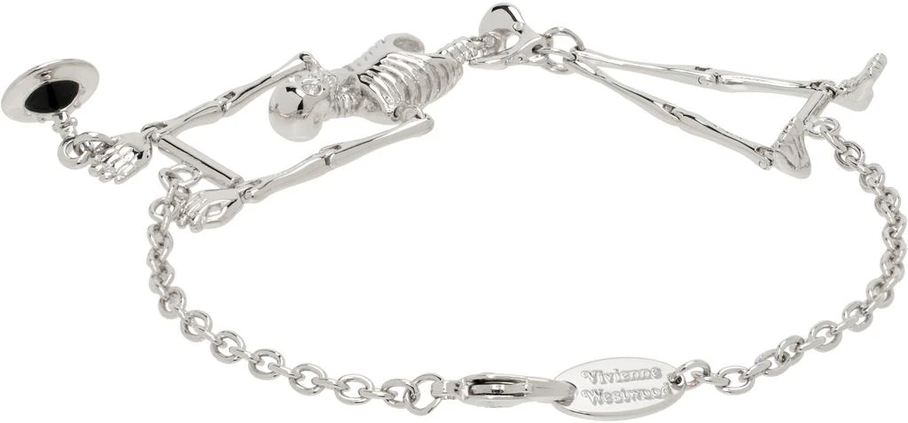 Vivienne Westwood Silver Skeleton Bracelet 2