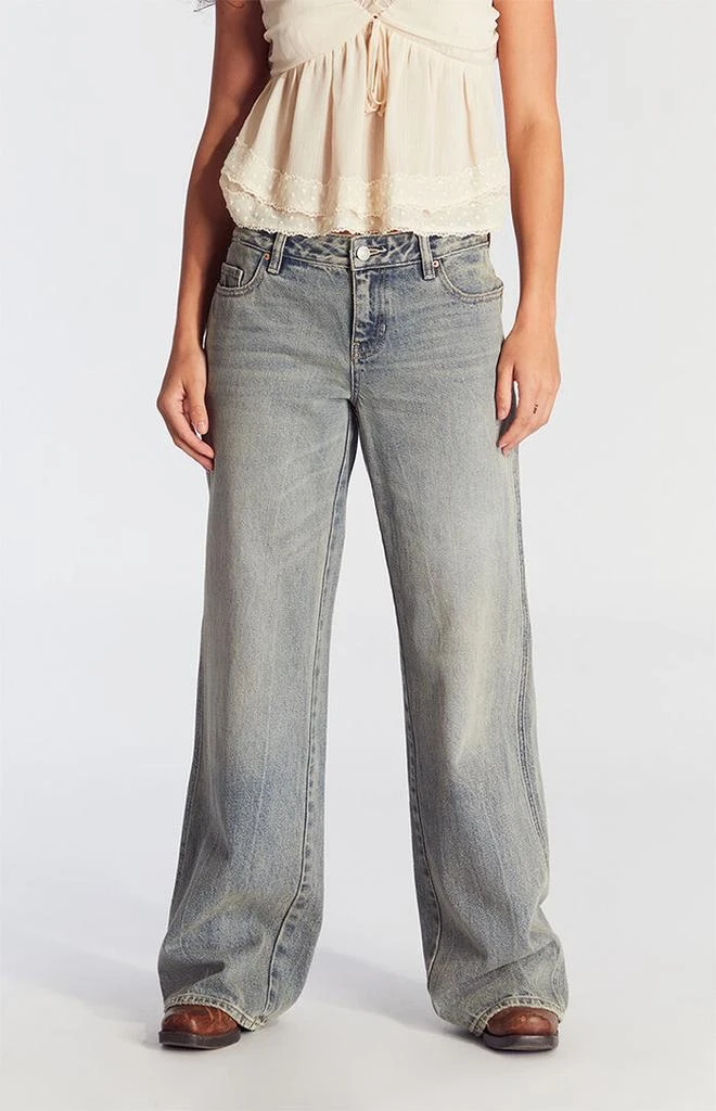 PacSun Casey Tint Low Rise Baggy Jeans Medium Indigo 3