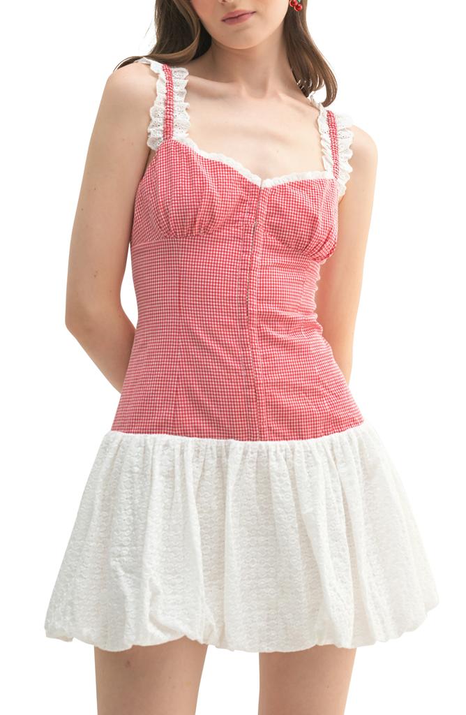 Lush Bustier Bubble Dress