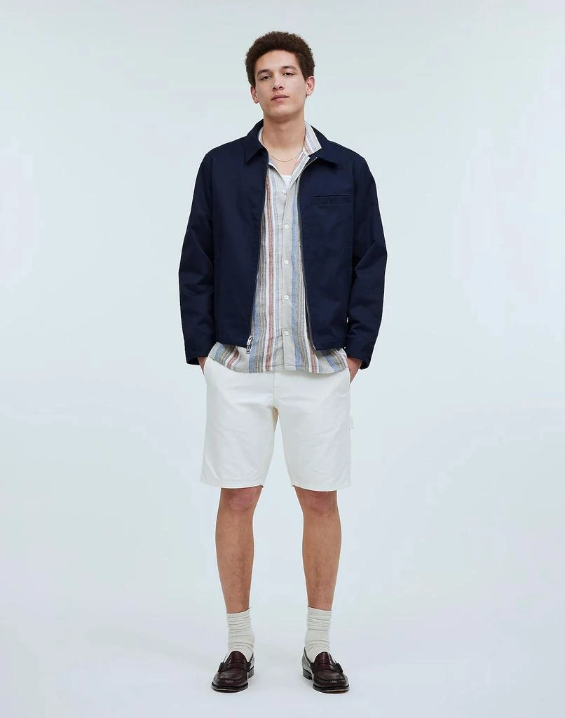 Madewell Easy Short-Sleeve Shirt in Stripe Linen 2