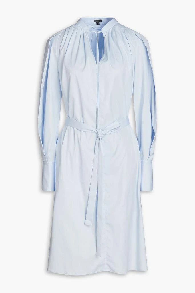 JOSEPH Penrose pleated cotton-poplin midi dress 1