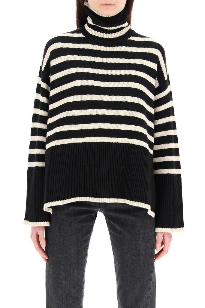 TOTEME Toteme striped wool cotton sweater