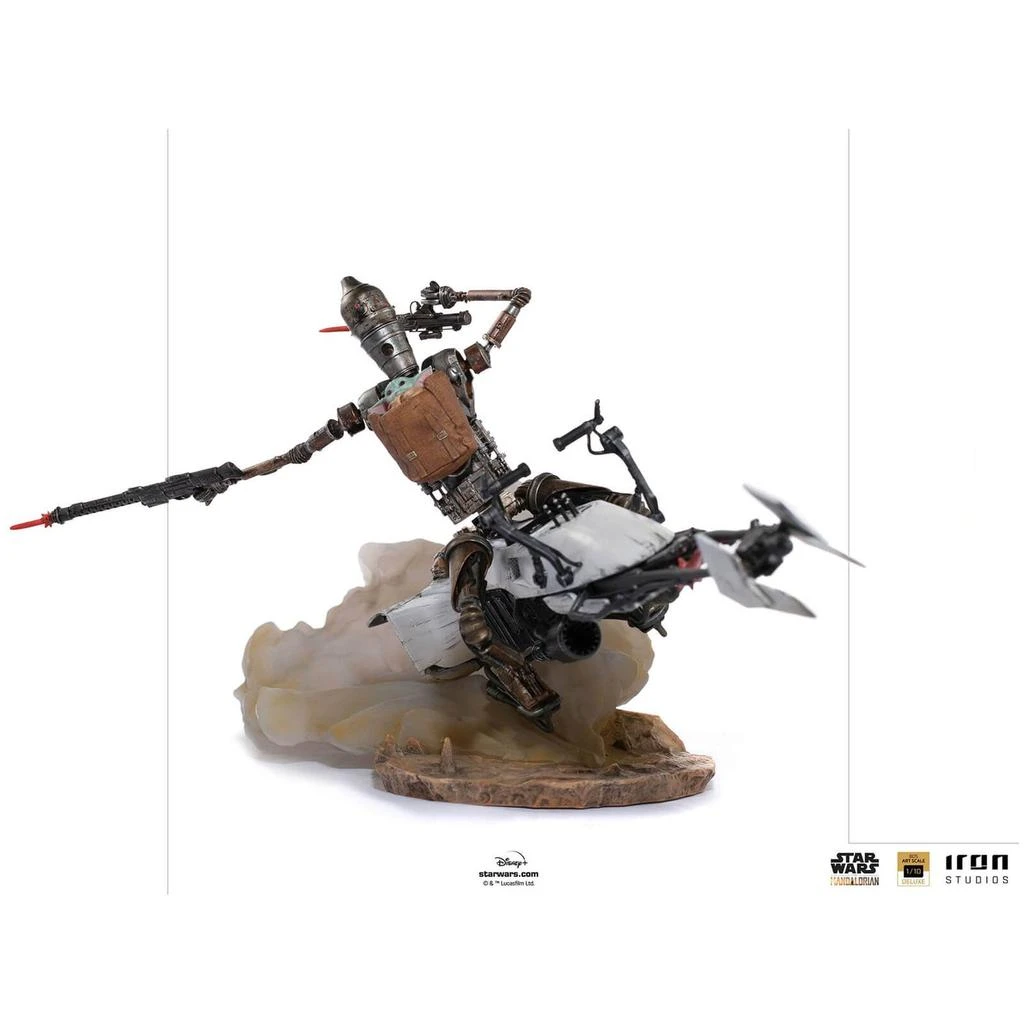 Iron Studios Iron Studios Star Wars The Mandalorian Deluxe Art Scale Statue 1/10 IG-11 & The Child 20 cm 1
