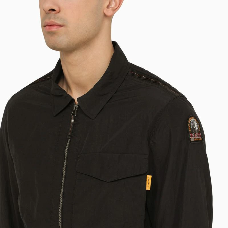 Parajumpers Black nylon and cotton Rayner jacket 4