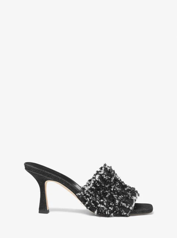 Michael Kors Tessa Frayed Denim Mule Sandal 2
