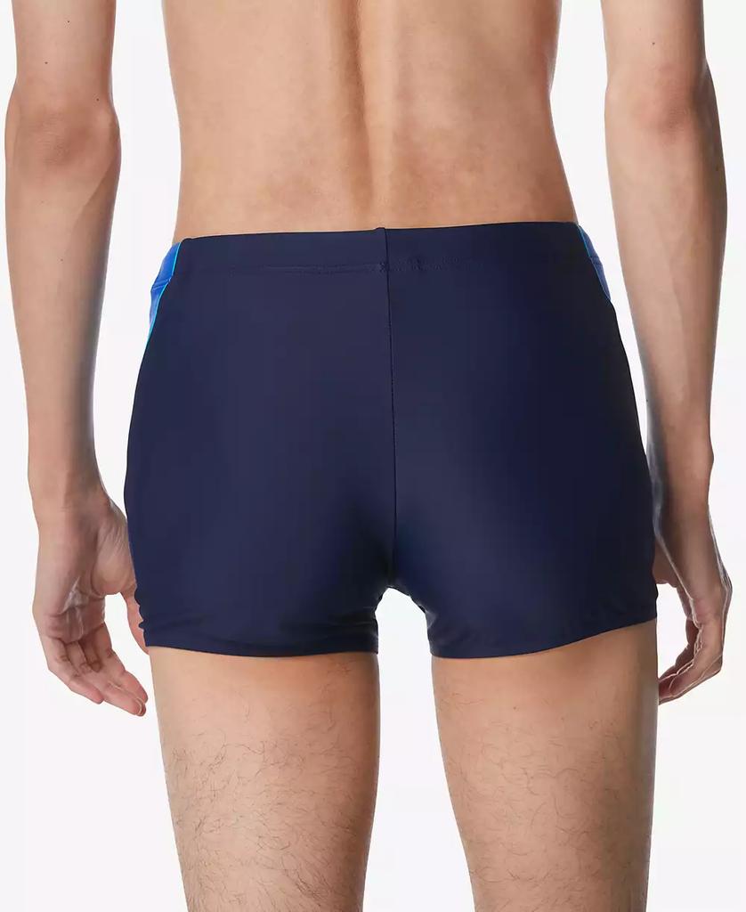 Speedo Men's Fitness Splice Stretch UPF 50+ Swim Trunks