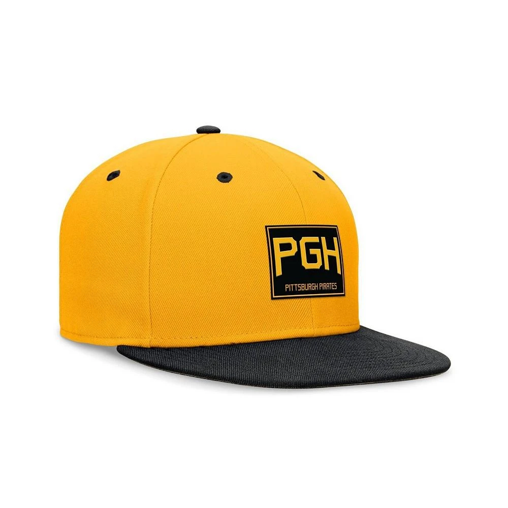 Nike Men's Gold/Black Pittsburgh Pirates City Connect True Fitted Hat 3