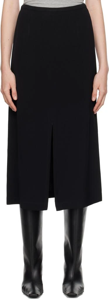 The Frankie Shop Black Judy Midi Skirt 1