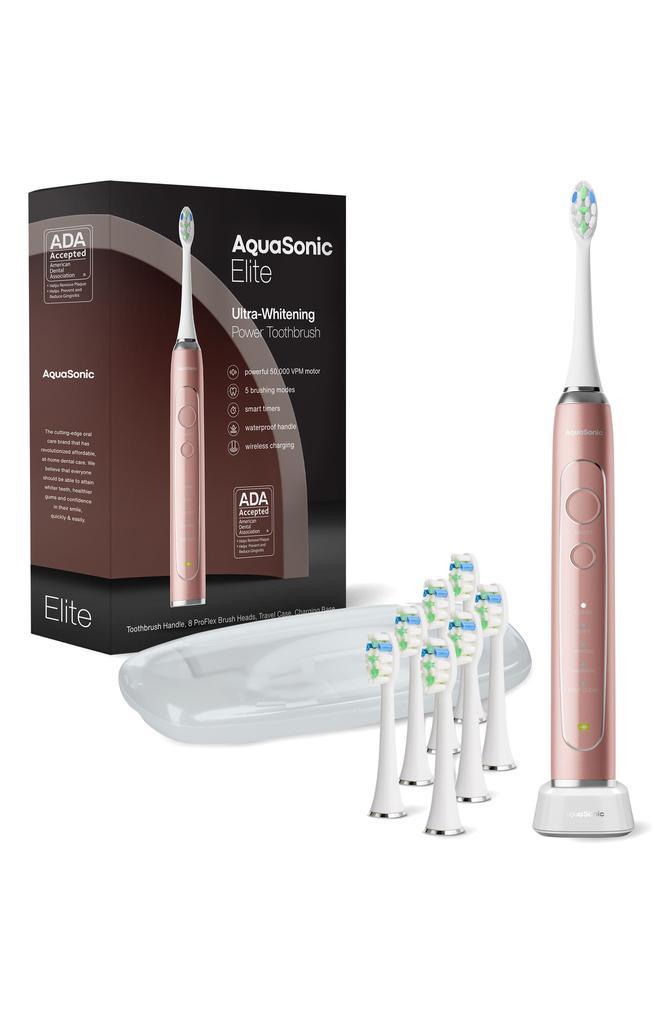 AquaSonic Elite Ultra-Whitening Power Toothbrush