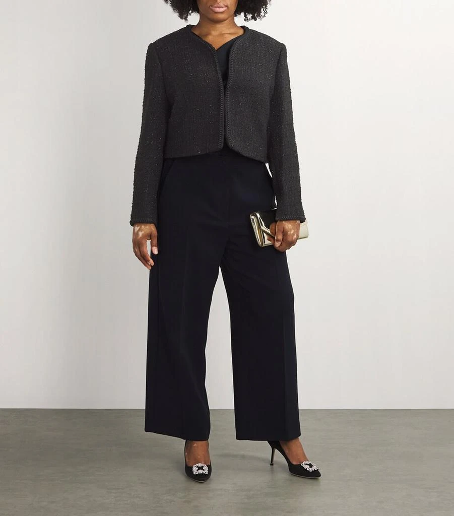Marina Rinaldi Metallic-Tweed Blazer 2