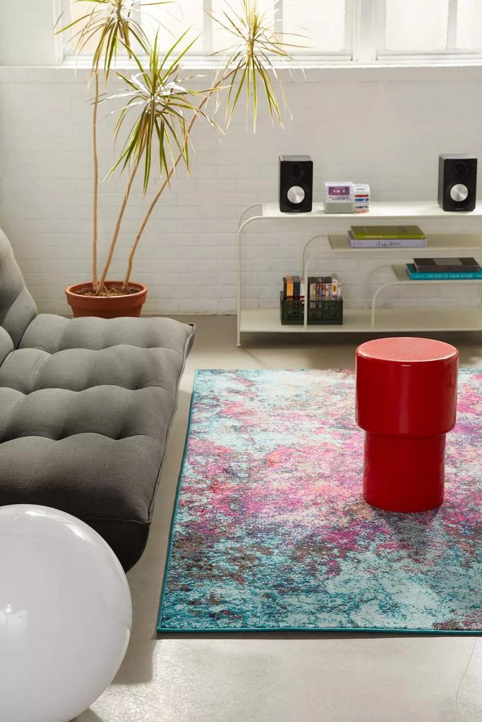 Urban Outfitters Santos Colorful Abstract Tufted Rug 2