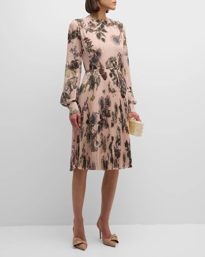 Jason Wu Forest Floral Pleated Short Dress 3