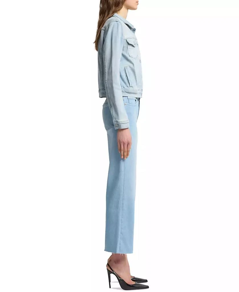 7 For All Mankind Women's Classic Denim Tucker Jacket 5