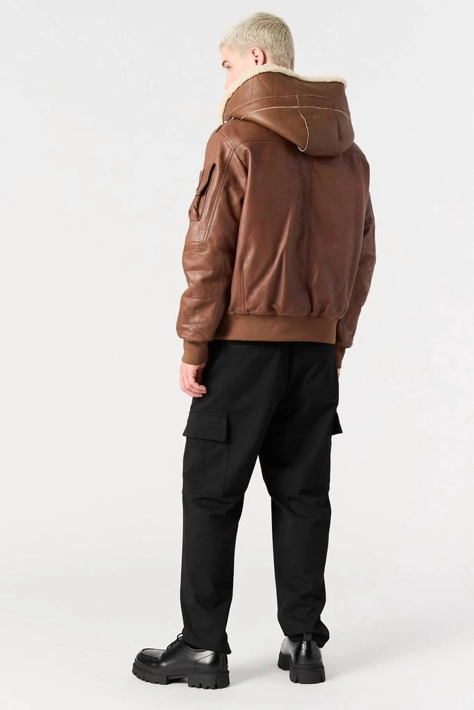 Parajumpers Parajumpers - JULIUS SPECIAL LEATHER BOMBER JACKET 2