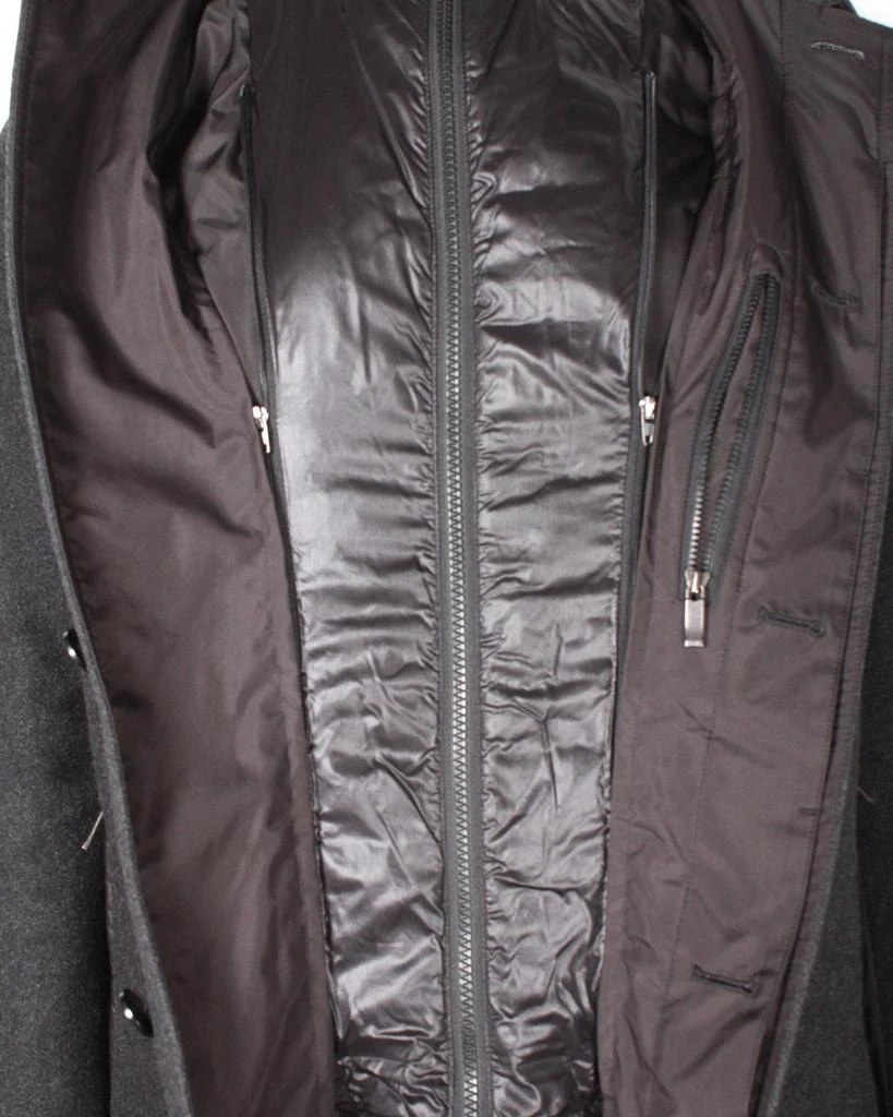 Zegna Sport Thermore Coat in Black Polyamide 4