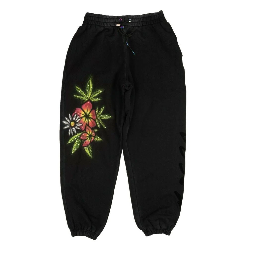 Bossi Airbrush Rhinestone Sweatpants - Black 1