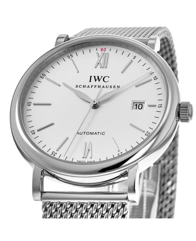 IWC Schaffhausen IWC Portofino Automatic Silver Dial Steel Men's Watch IW356505-SD