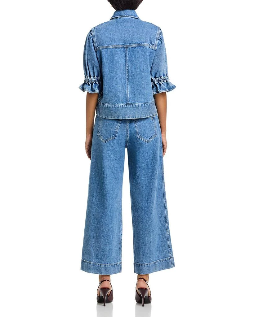 Cinq à Sept Betsy Wide Leg Jeans in Blue Mirage 6