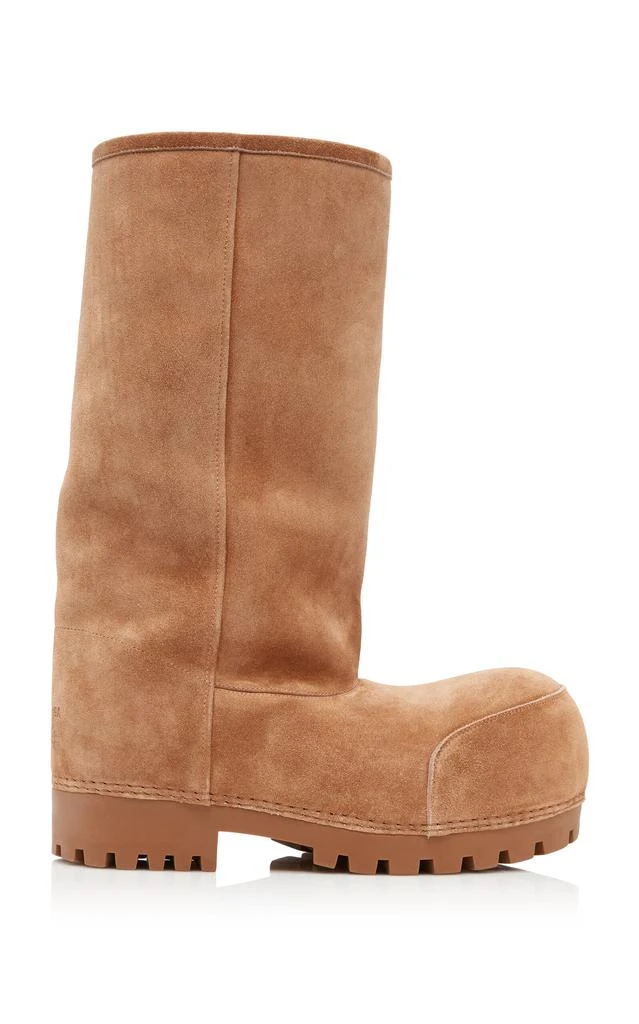 Balenciaga Balenciaga - Alaska Suede & Faux-Fur Boots - Tan - IT 40 - Moda Operandi 1