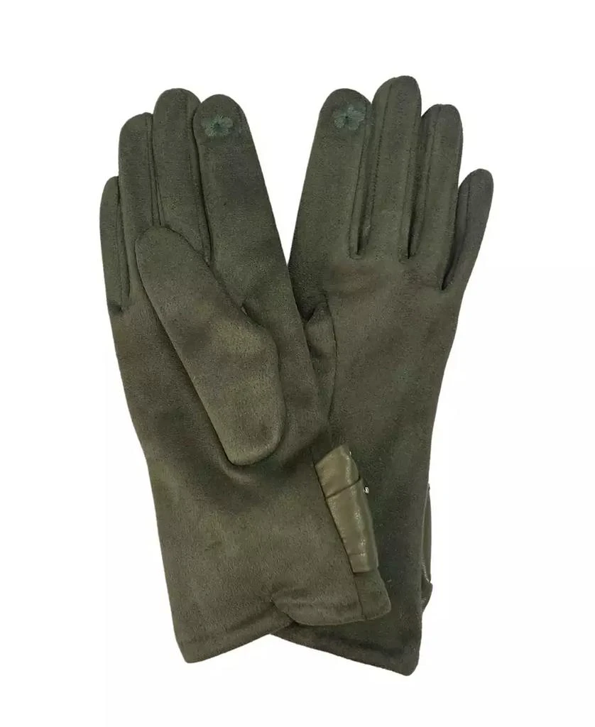MARCUS ADLER Suede Glove with Bow 2